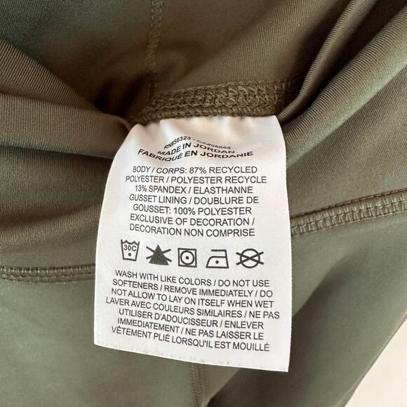 Nike Olive Green Dri-Fit Yoga High Rise 7/8 Length DA2307 Leggings Tights S - Picture 8 of 10